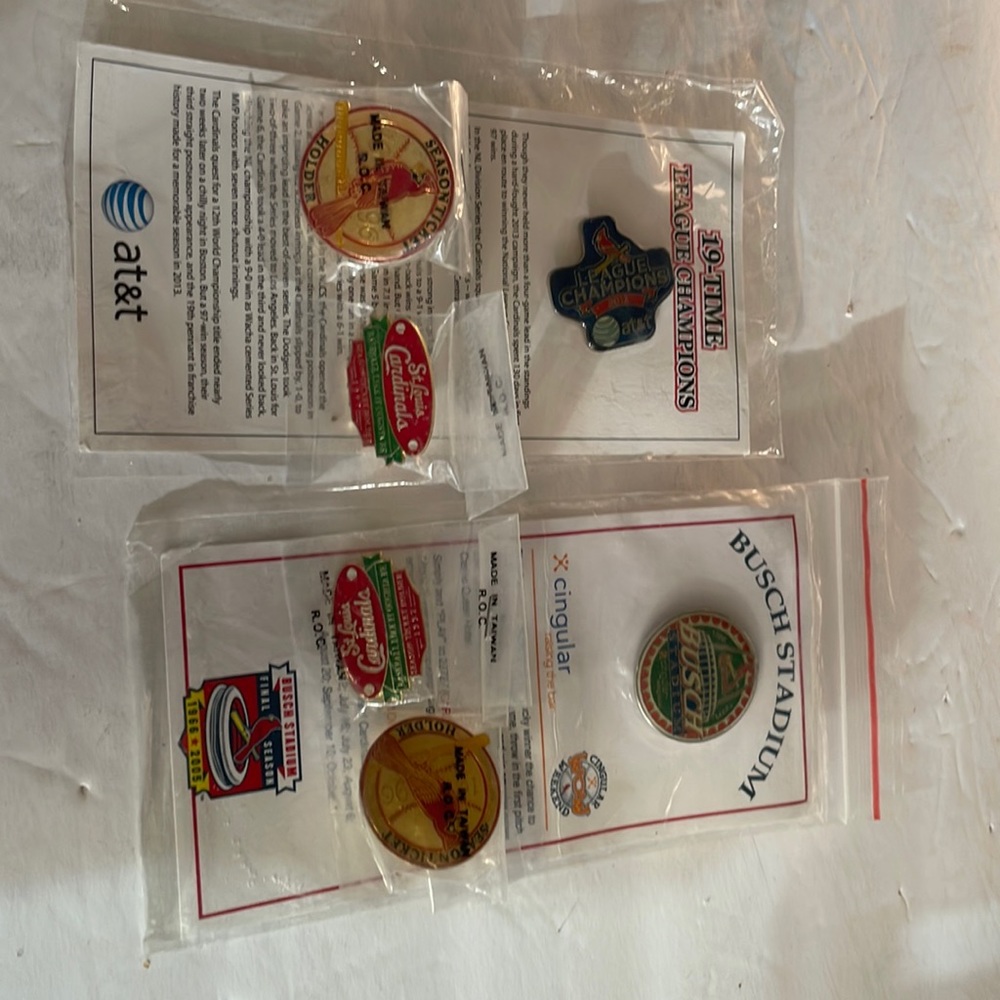 St. Louis Cardinals hat pins